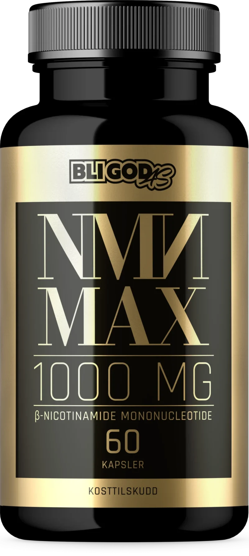 NMN MAX -Nicotinamid Mononucleotide 500mg 60 kaps -Kliniske Tester Avslører 21,6 % Mer NMN enn Oppgitt! - Bilde 2