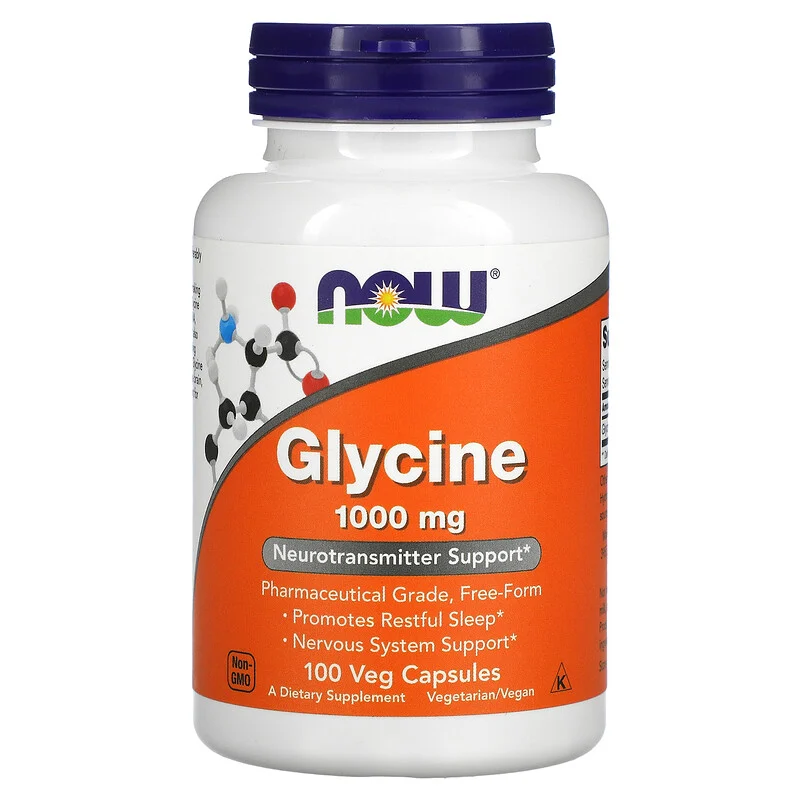 Glycine 1000mg 100 kaps NOW