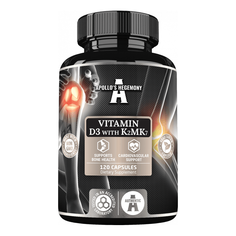 Vitamin D3 100 µg+K2(MK-7) 125 µg 120 kaps. APOLLO'S HEGEMONY