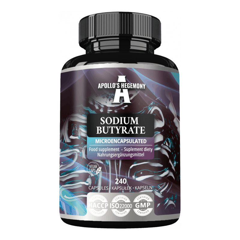 Sodium butyrat 580 mg 240 kaps  APOLLO'S HEGEMONY