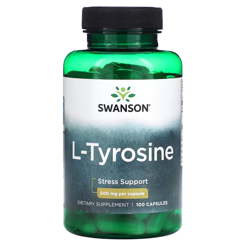 L-Tyrosin 100 kaps 500 mg (L-Tyrosine) SWANSON