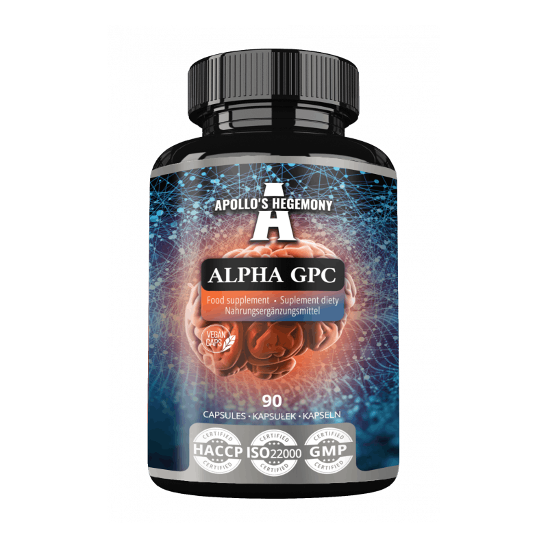 Alpha gpc 300mg 90 kaps -Naturlig hjelp til bedre kognitiv funksjon og fokus