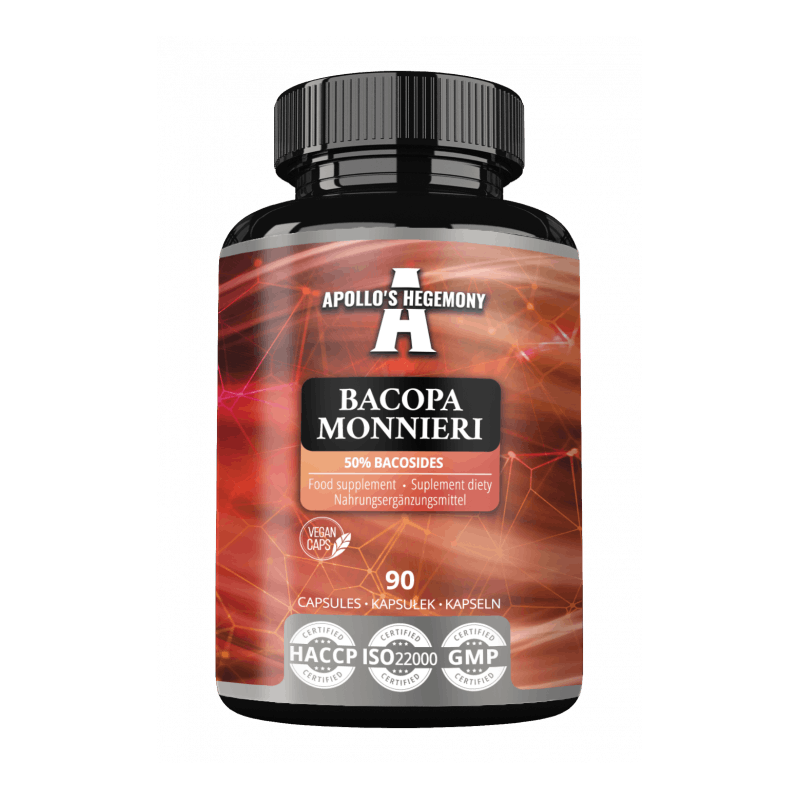 Bacopa Monnieri extract (50% bacosides) 500mg 90 kaps
