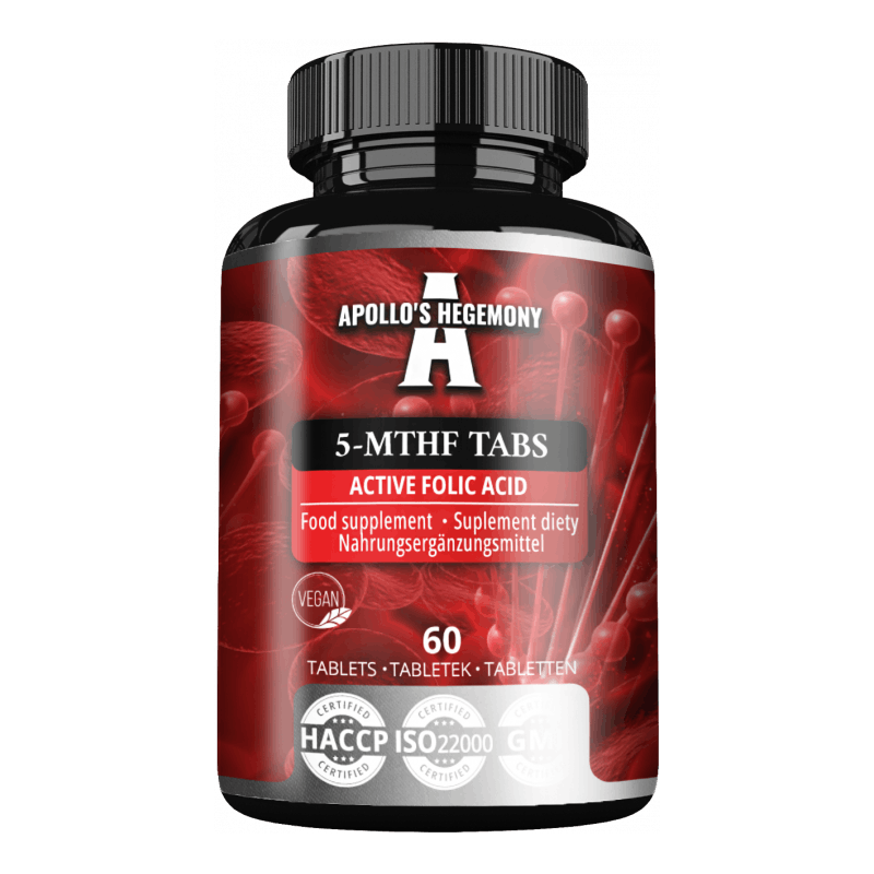 Metylfolat 60 tabs. 800 µg -Den aktive formen for folsyre (5-MTHF)