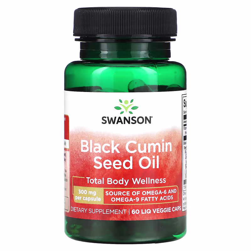 SWANSON EFA'S BLACK CUMIN SEED OIL 500MG 60 kaps