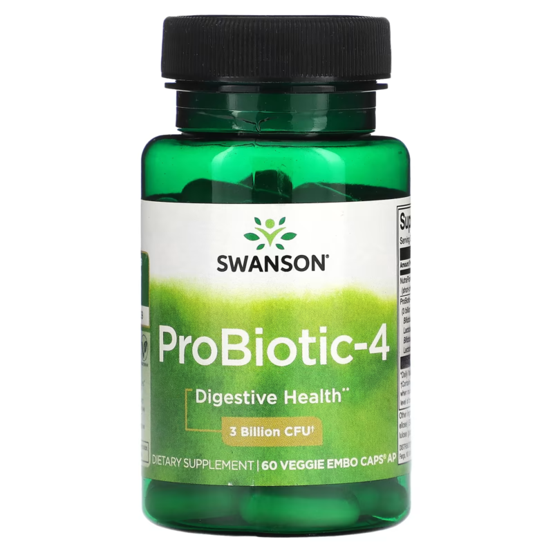 SWANSON PROBIOTIC-4 60 kaps VEGGE