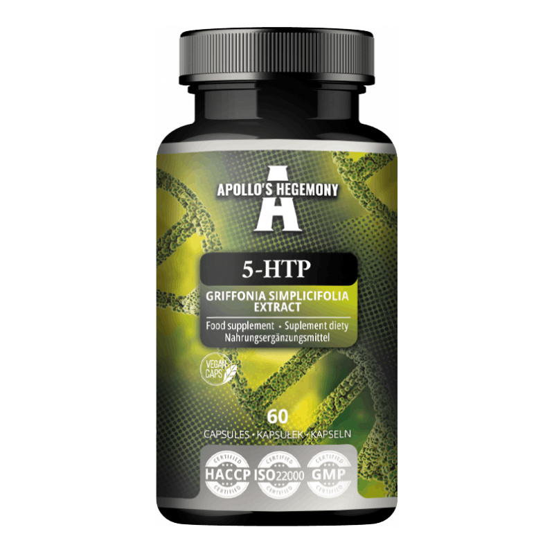 5-HTP 150 mg – 60 kaps fra Apollos Hegemony