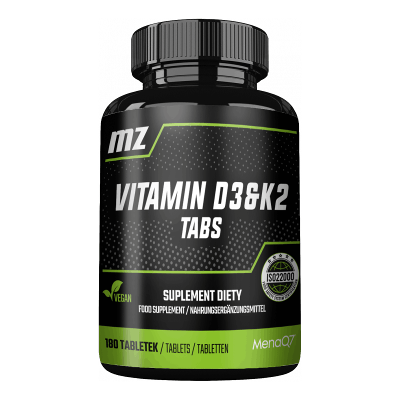 Vitamin D3 50 µg+K2(MK-7) 50 µg 180 tabs.