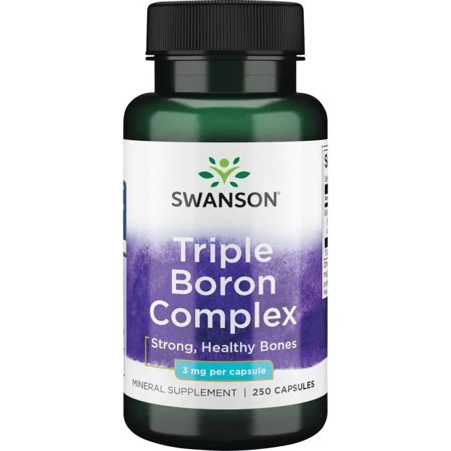 Swanson Triple Boron Complex 3 mg – 250 kapsler