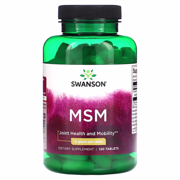 Swanson MSM 1500 mg – 120 tabletter