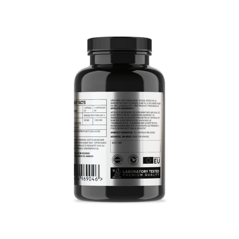 NMN MAX 500 mg – 120 kapsler – β-nikotinamid mononukleotid - Bilde 3